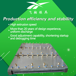 Tùy chỉnh khuôn <span class=keywords><strong>PVC</strong></span> WPC PE Bọt mái tường bảng điều khiển ngoài trời coextrusion ASA khuôn tốc độ cao đùn chết đầu hồ sơ nhà máy giá - Product Image 4