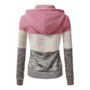 เสื้อฮู้ดซิปผู้หญิงแบบกลับด้านได้ ดีไซน์สั่งทำพิเศษ ผ้าฝ้าย 100% เป็นมิตรกับสิ่งแวดล้อม สไตล์สตรีทแวร์ - Product Image 4