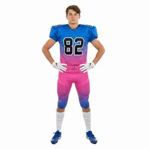 Tenue de football en gros pour jeunes, uniforme de football américain, dernier design, respirant, couleur personnalisée, uniforme de football américain. - Product Image 6