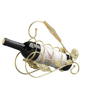 Nuevo Estante para Botellas de Vino de Metal Estilo Antiguo, para Decoración de Mesa de Comedor, Precio de Mayoreo - Product Image 1