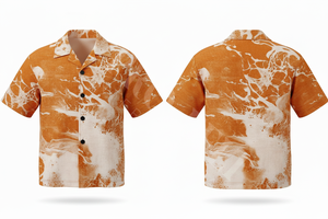 Chemises à col classique ajustées pour hommes, style streetwear, avec logo personnalisé, pour fêtes sur la plage. Chemises personnalisées avec logo. - Product Image 5