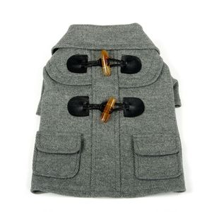 Cappotto per Animali Domestici in Lana con Rivetti Statici e Colletto alla Moda, Elegante Abbigliamento per Animali - Product Image 5
