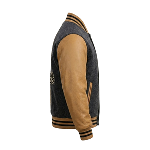High Quality ODM OEM Customized College <b>Baseball</b> Varsity <b>Jacket</b> <b>Men</b>’s Fleece Letterman Bomber Coat Custom Streetwear - Product Image 3