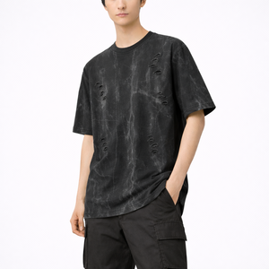 Mens <b>Tie</b>-Dye Oversized T-Shirt 220gsm Streetwear Cotton Tee OEM Private Label Supplier - Product Image 5