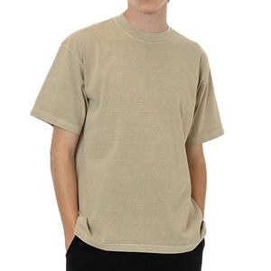 T-shirt Homme Grande Taille Personnalisé avec Logo Imprimé, T-shirt de Sport Uni à Manches Courtes en Coton, Vêtement Décontracté d'Été - Product Image 6
