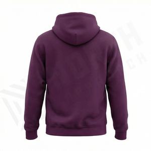 Sweat-shirt à capuche pour homme en coton mélangé, style basique, chaud et respirant, personnalisable avec étiquette privée, streetwear - Product Image 2