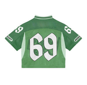 ผู้ผลิตเสื้อยืดตาข่ายโพลีเอสเตอร์คุณภาพสูงแบบสั่งทำ เสื้อกีฬา เสื้อยืดทรงบ็อกซี่ เสื้อฟุตบอลตาข่าย เสื้อฟุตบอล - Product Image 5