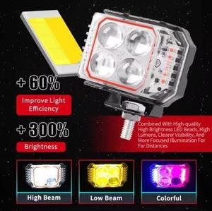 Kit de conversion de phares LED universels ELTRON TURBO H4 avec ventilateur de refroidissement, puissance de 40 W et faisceau blanc brillant pour motos - Product Image 5