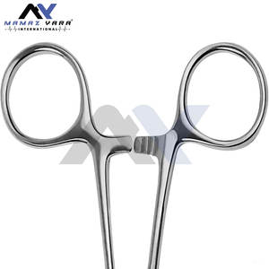 Juego de 6 Pinzas Hemostáticas Curvas y Rectas Premium 5 6 8, Instrumentos Médicos Quirúrgicos Dentales de Alta Calidad, Logotipo Personalizado, Confiable, Venta al por Mayor - Product Image 6