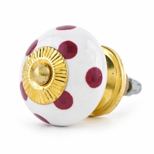 Boutons de meubles en céramique multicolores en gros, poignées et boutons ronds pour tiroirs et portes de cuisine - Product Image 5