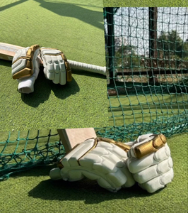 Gants de cricket en cuir PU ultra-légers et durables avec options pour main droite/gauche et paume souple, dotés d'une gestion de l'humidité par ventilation. - Product Image 6