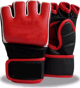 ถุงมือหนังสำหรับฝึกเข้ายิม MMA แบบครึ่งนิ้วกันน้ำระบายอากาศได้ดีสำหรับกิจกรรมกลางแจ้งตกปลาซ้อมต่อสู้ - Product Image 3