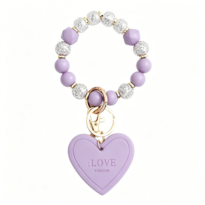 Llavero de Pulsera para Mamá con Impresión UV, Regalo Único para el Día de la Madre, Cuentas de Silicona Ecológicas Personalizadas para Mujer - Product Image 3