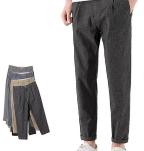 Pantalon de course droit en coton pour homme, séchage rapide, avec poches zippées, idéal pour l'entraînement, le fitness et la gym, respirant et athlétique - Product Image 3