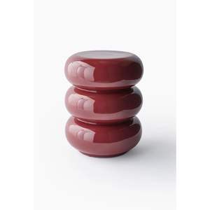 Table d'appoint en fer forgé résistante aux intempéries pour l'intérieur et l'extérieur, table ronde en métal robuste, meubles colorés avec revêtement en poudre - Product Image 6