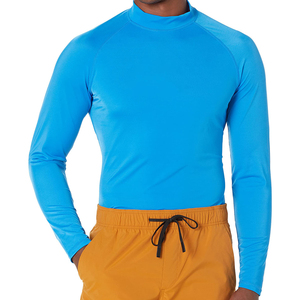 95% Polyester 5% Spandex Fabric Custom Made Color Men Rash Guard Top Quality Long Sleeves Gym Surfing <b>Compression</b> Shirts <b>Vest</b> - Product Image 1