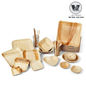 LOS MÁS VENDIDOS: Tazones Compostables de Hoja de Palma Areca con Textura de Madera Natural, Aptos para Microondas, Vajilla Desechable para Catering y Picnic - Product Image 4