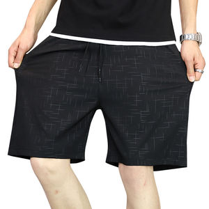 Shorts Bermuda pour Hommes, Imprimé Géométrique, Écologiques, Anti-UV, Séchage Rapide, Cordon de Serrage, 100% Polyester, Style Casual - Product Image 1