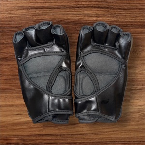 ถุงมือ UFC Sanda MMA แบบครึ่งนิ้ว ราคาประหยัด ทำจากหนังวัวแท้ สำหรับฝึกศิลปะการต่อสู้และการต่อสู้แบบ Grappling - Product Image 3