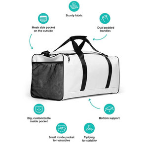 Bolsa Deportiva con Estampado Completo y Logotipo Personalizado, Mochila Deportiva Fácil de Transportar para Actividades al Aire Libre y Gimnasio - Product Image 2