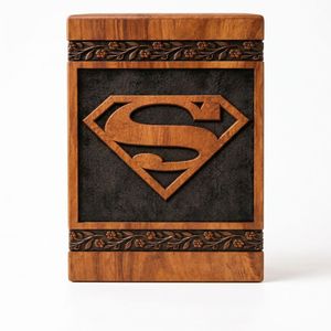 Handcrafted Wooden Cremation Urn Engraved <b>Keepsake</b> Ashes <b>Memorial</b> <b>Box</b> Custom Design Adult Funeral Supply - Product Image 1