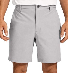 Meilleurs shorts chino de golf pour hommes 2025, personnalisés, une pièce, avec fermetures éclair, extensibles, à devant plat, légers et à séchage rapide, vente en gros - Product Image 5