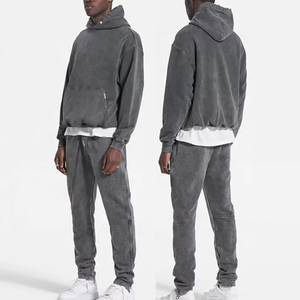 Trajes Deportivos de Invierno para Hombre, de Primera Calidad, Más Vendidos, Casuales, Ecológicos, de Color Sólido, de Poliéster/Algodón, Cómodos, con Capucha, Elásticos en Cuatro Direcciones - Product Image 6
