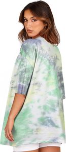Women's <b>Tie</b> <b>Dye</b> O-Neck Short Sleeve Loose Fit Cotton Casual T-<b>Shirt</b> Spring Summer Breathable Knitted Top - Product Image 5