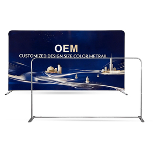 Fondo <span class=keywords><strong>de</strong></span> Fotografía con Marco <span class=keywords><strong>de</strong></span> Aluminio y Tela Tensada para Sublimación <span class=keywords><strong>de</strong></span> Tinta CMYK 4C, Personalizable, para Eventos - Product Image 2