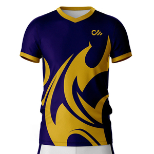 Ropa Deportiva, Conjunto de Camiseta y Pantalones Cortos de Rugby Cómodos, Tallas Grandes, Diseño Personalizado, Alta Calidad, 100% Poliéster, Precio Económico - Product Image 4