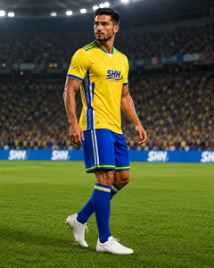 Wholesale Custom Men's <b>Soccer</b> Jerseys Shorts Heat-Transfer Printed 100% Polyester Lightweight Breathable Summer Sportswear OEM - Product Image 4