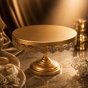 Gold Handmade Round <b>Cake</b> <b>Stand</b> Wedding Dessert Display Vintage Cupcake <b>Stand</b> Party Decoration Centerpiece Wholesale Supplier - Product Image 4