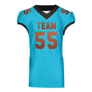 Maillot de football américain premium, meilleure broderie, grande taille adulte, numéro et nom de l'équipe, maillot de football américain pour entraînement - Product Image 1