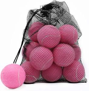 Pelotas de Tenis de Goma de Color Rojo Profesional de Alta Calidad, Pelotas de Tenis Personalizadas con Logotipo para Hombres y Mujeres, Pelotas de Tenis para Niños, Pelotas Deportivas Transpirables - Product Image 4