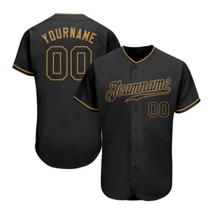 Maillots de baseball/softball unisexes personnalisés en Spandex/Coton avec logo, impression par transfert thermique, grandes tailles, tissu 220g, personnalisable - Product Image 4