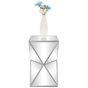 Comodino in fibra di legno FCH color argento con design irregolare a specchio - Product Image 4