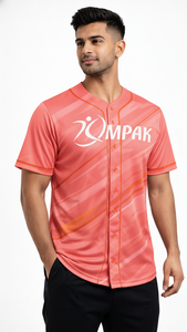 Maillot de baseball de qualité professionnelle avec tissu respirant en sublimation et finition soignée - Product Image 3