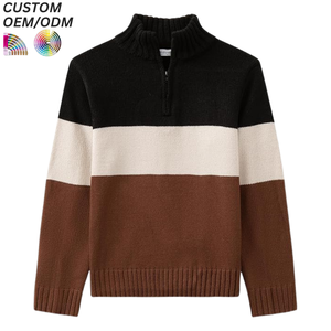 Solutions de vêtements d'entreprise personnalisés Pull en tricot pour garçons en coton, chaud pour l'hiver, écologique, respirant, manches longues, OEM ODM - Product Image 6