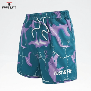 Shorts de sport personnalisés tendance, respirants, à séchage rapide, imperméables, en toile, à motif uni, vêtements de sport décontractés, fabriqués au Pakistan - Product Image 6