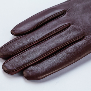 Elegantes Guantes de Cuero para Mujer, Guantes de Vestir de Invierno de Piel de Cordero Genuina, Guantes de Moda Suaves y Cálidos, Proveedor OEM - Product Image 6