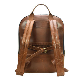 Custom Color Leather <b>Backpack</b> Made In High Quality New Arrival Leather <b>Backpack</b> Bag Casual Wear Unisex Leather Bag - Product Image 2