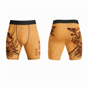 Breathable Quick Dry MMA Fitness Running Tight Fitted Customized Size Training All Season Customized Design Compression Shorts - Product Image 3