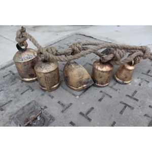 Luxury Design Rustic Metal Wind <b>Chimes</b> Bell with Antique Brown Finish for Rustic Weddings <b>Garden</b> Parties and Event Decoration - Product Image 4