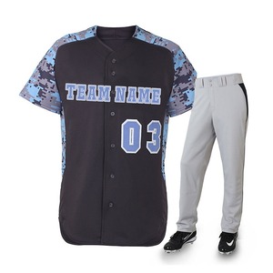 Sportswear Personalized Names Printed Baseball Jerseys <b>Buttons</b> Baseball Shirts - Product Image 4