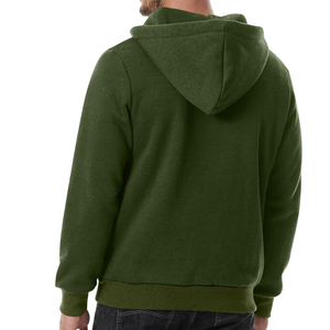 Prix de gros – Sweat-shirts demi-zippés 100 % coton pour hommes, sur mesure, multicolores, col montant, pour l'hiver – Sweats à capuche pour hommes - Product Image 2