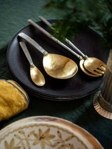 ชุดเสิร์ฟสลัดโลหะขายดีที่สุดในราคาขายส่ง พร้อมบริการสกรีนโลโก้ - Product Image 4