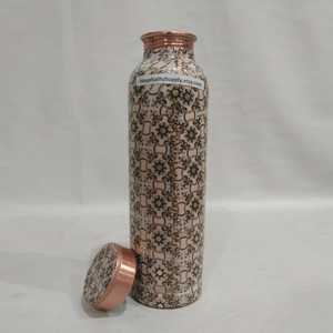 Bouteille en cuivre à motif mandala de la marque Indian exports international - Product Image 2