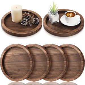 Plateau en bois naturel massif, fait main, écologique, pour servir des aliments, des boissons et des collations à la maison, à la table de cuisine ou au restaurant - Product Image 1