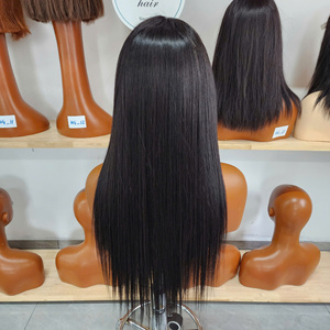 Peluca de Cabello Virgen Vietnamita Liso Extremo con Encaje Frontal 13x4, Doble Trama, Gorra Mediana, Precio Mayorista - Product Image 2