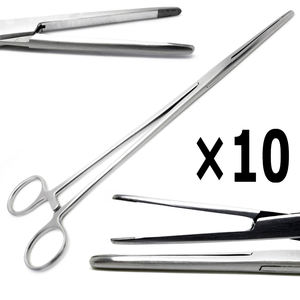 Pinzas Quirúrgicas Kelly T/C de 10 Pulgadas, Rectas, Hemostáticas, Veterinarias, Herramientas MEJORADAS - Product Image 2